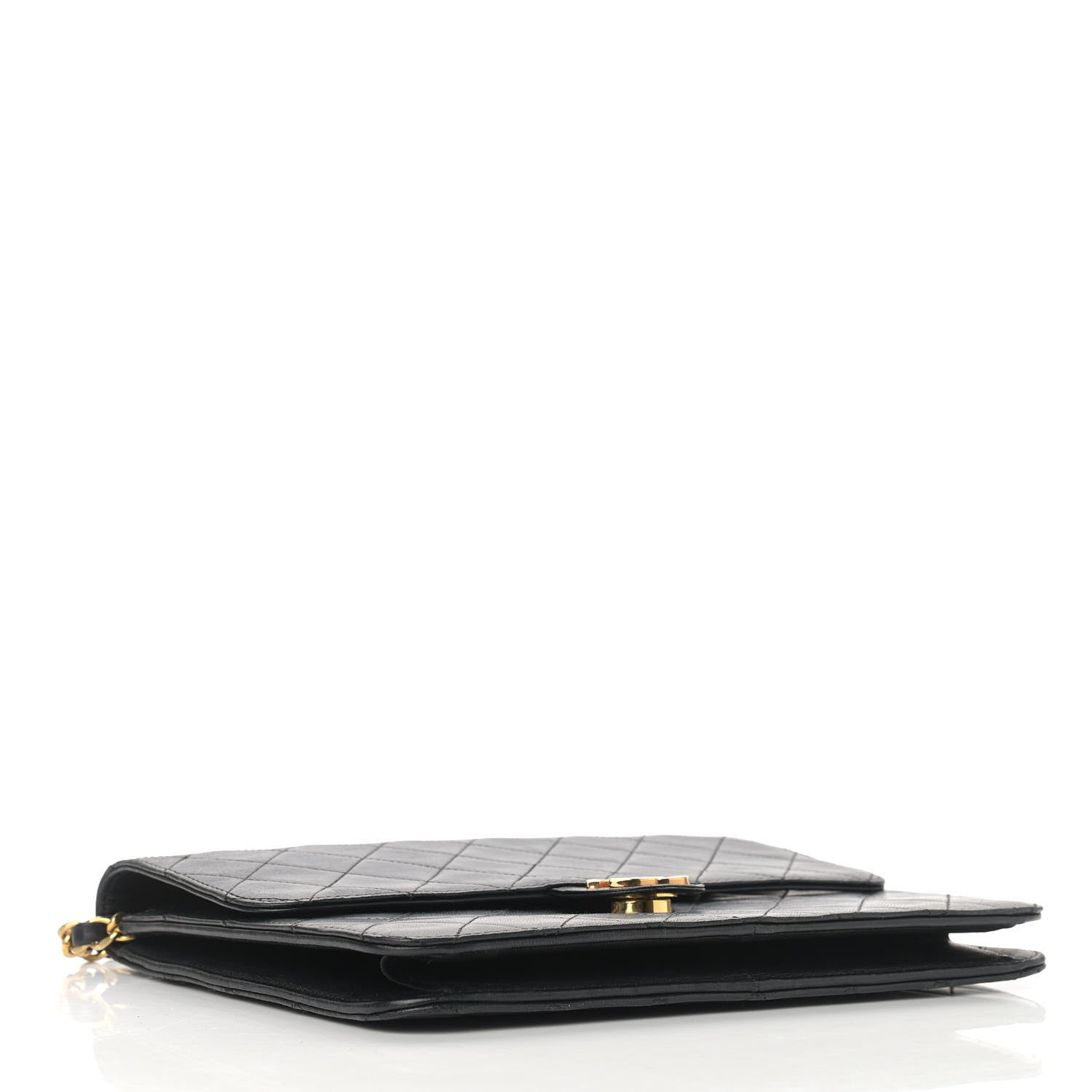 Chanel Lambskin Quilted Small Single Flap Black 3 of 12