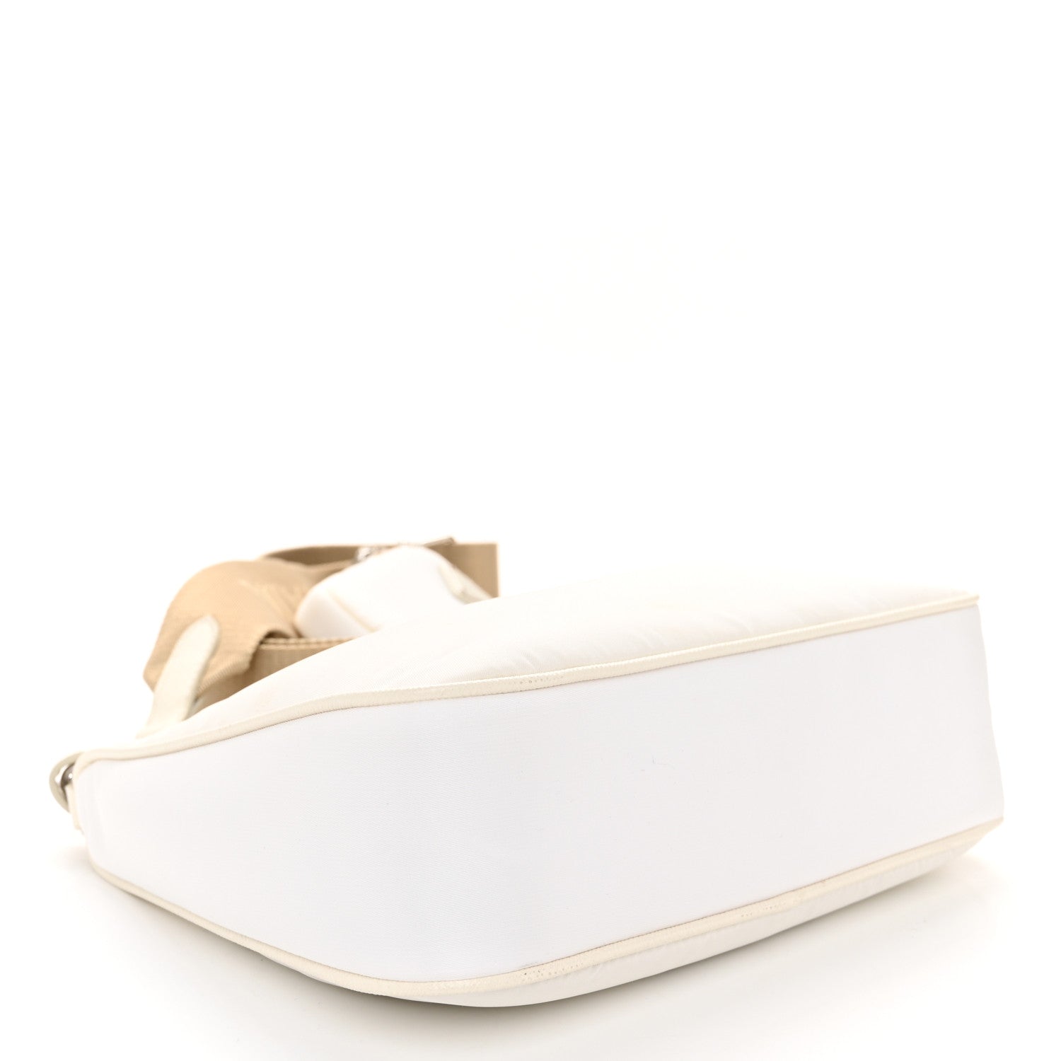 Prada Nylon Re-Edition 2005 Shoulder Bag White 4 of 11