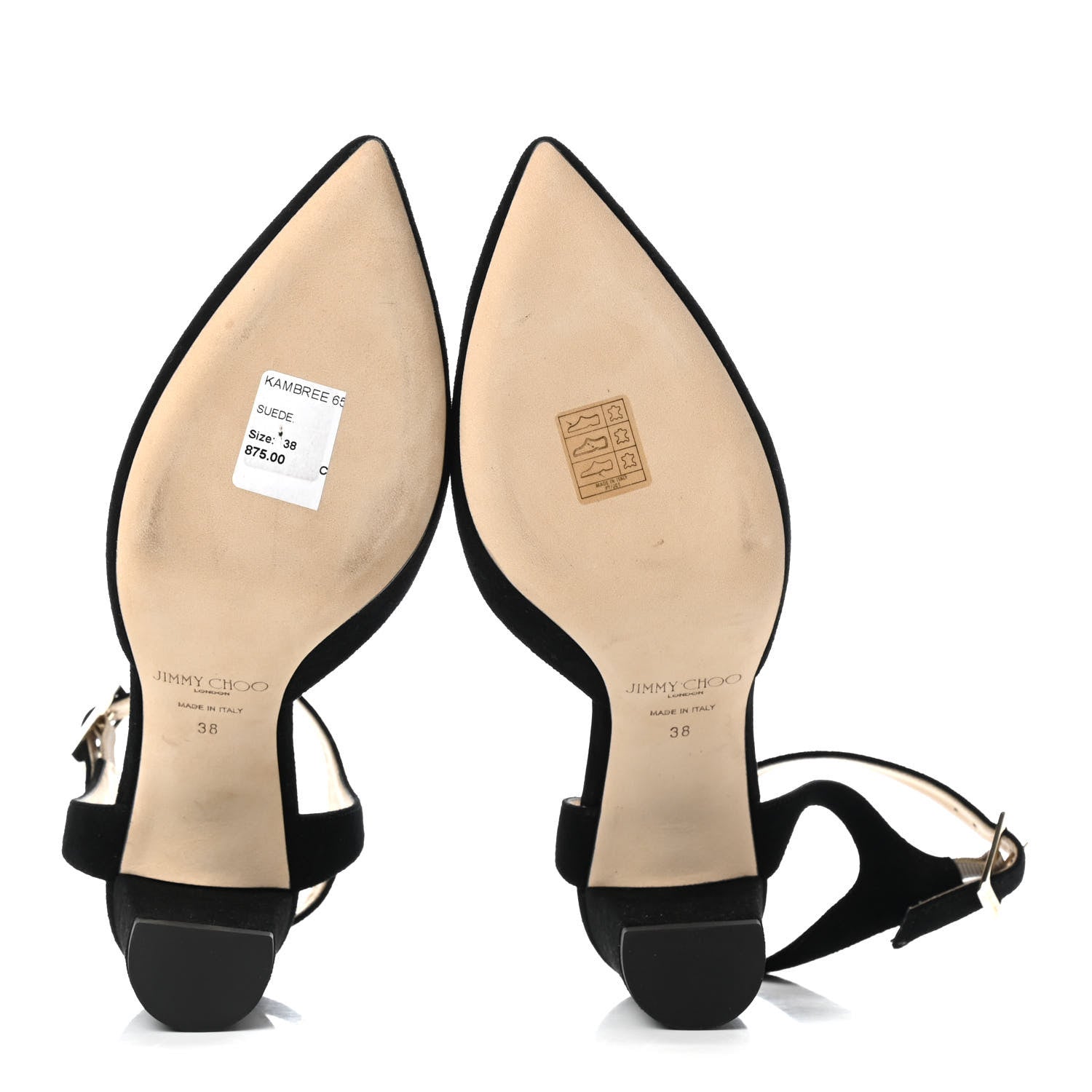 Jimmy Choo Suede Kambree 85 Pumps 38 Black 5 of 7