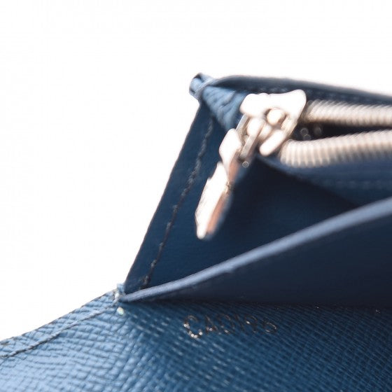 Louis Vuitton Epi Brazza Wallet Cyan 7 of 9