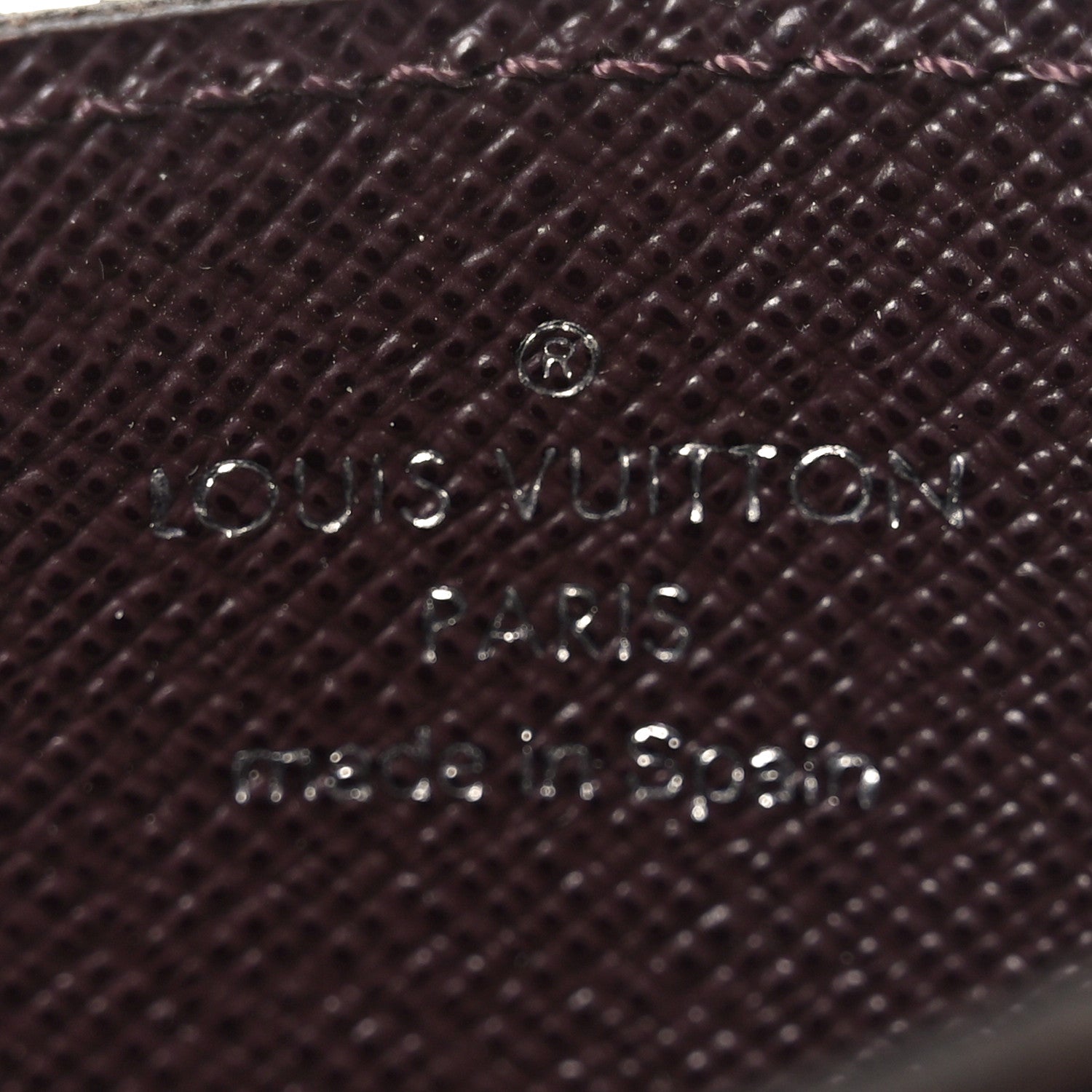 Louis Vuitton Epi Card Holder Moka 6 of 7