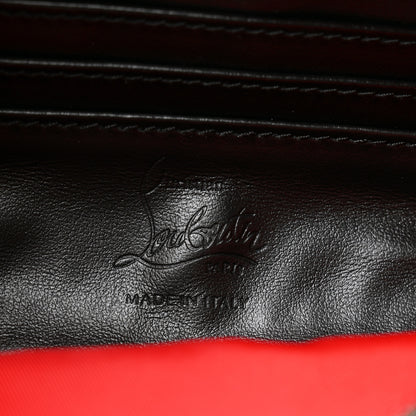 Christian Louboutin Suede Crystal Marie Jane Belt Bag Black Red 6 of 9