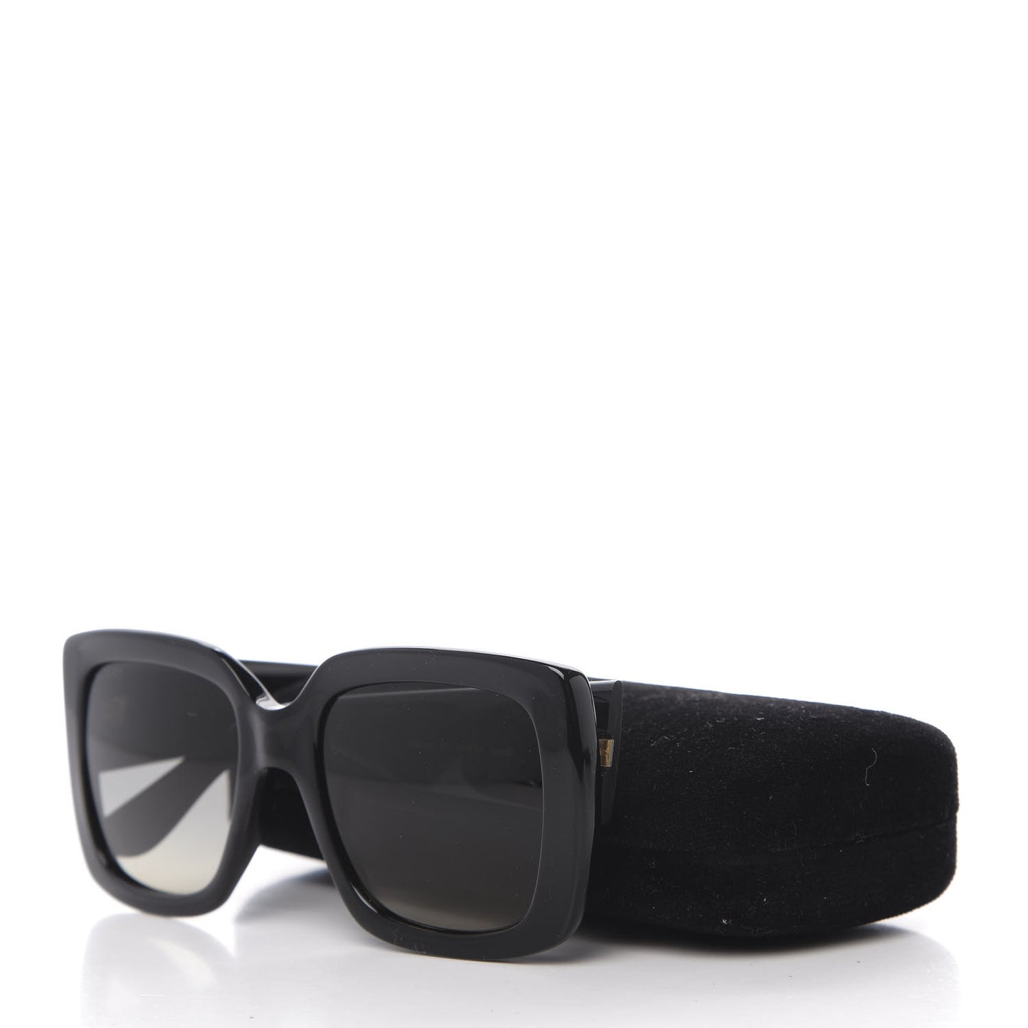 Acetate Square Frame Sunglasses GG0141S Black