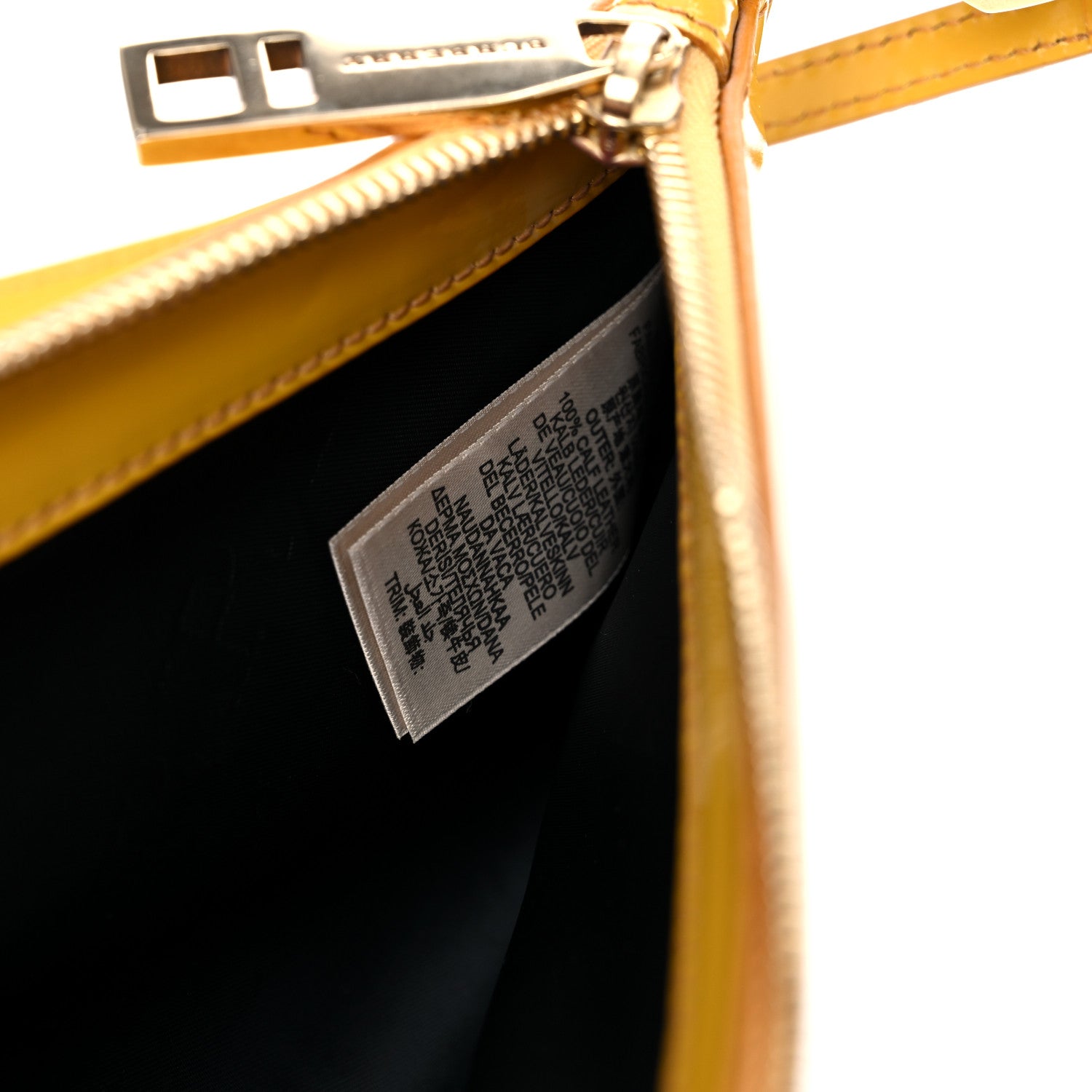 Burberry Prorsum Patent Small Shoulder Bag Yellow 9 of 21