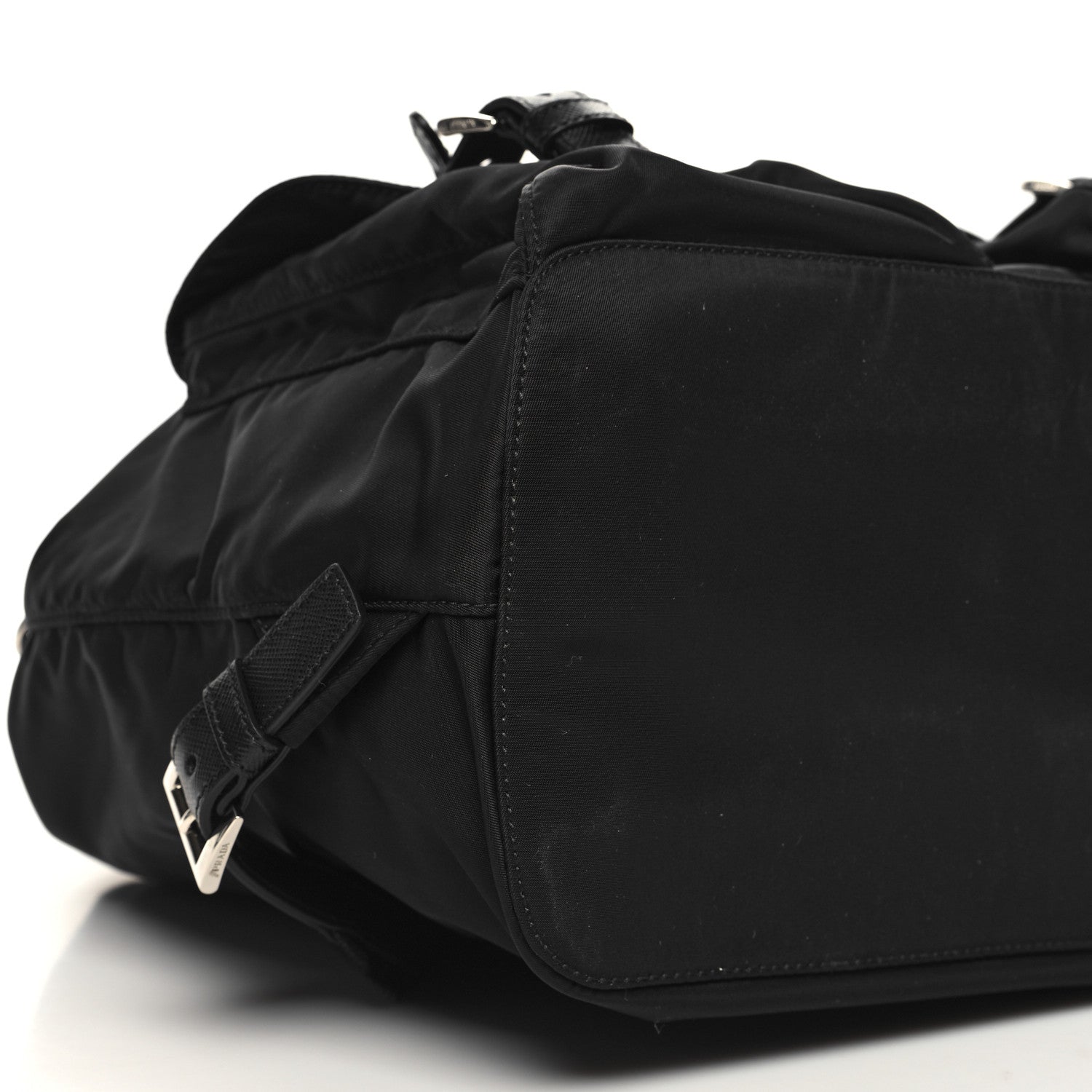Prada Re-Nylon Tessuto Saffiano Medium Backpack Black 10 of 11