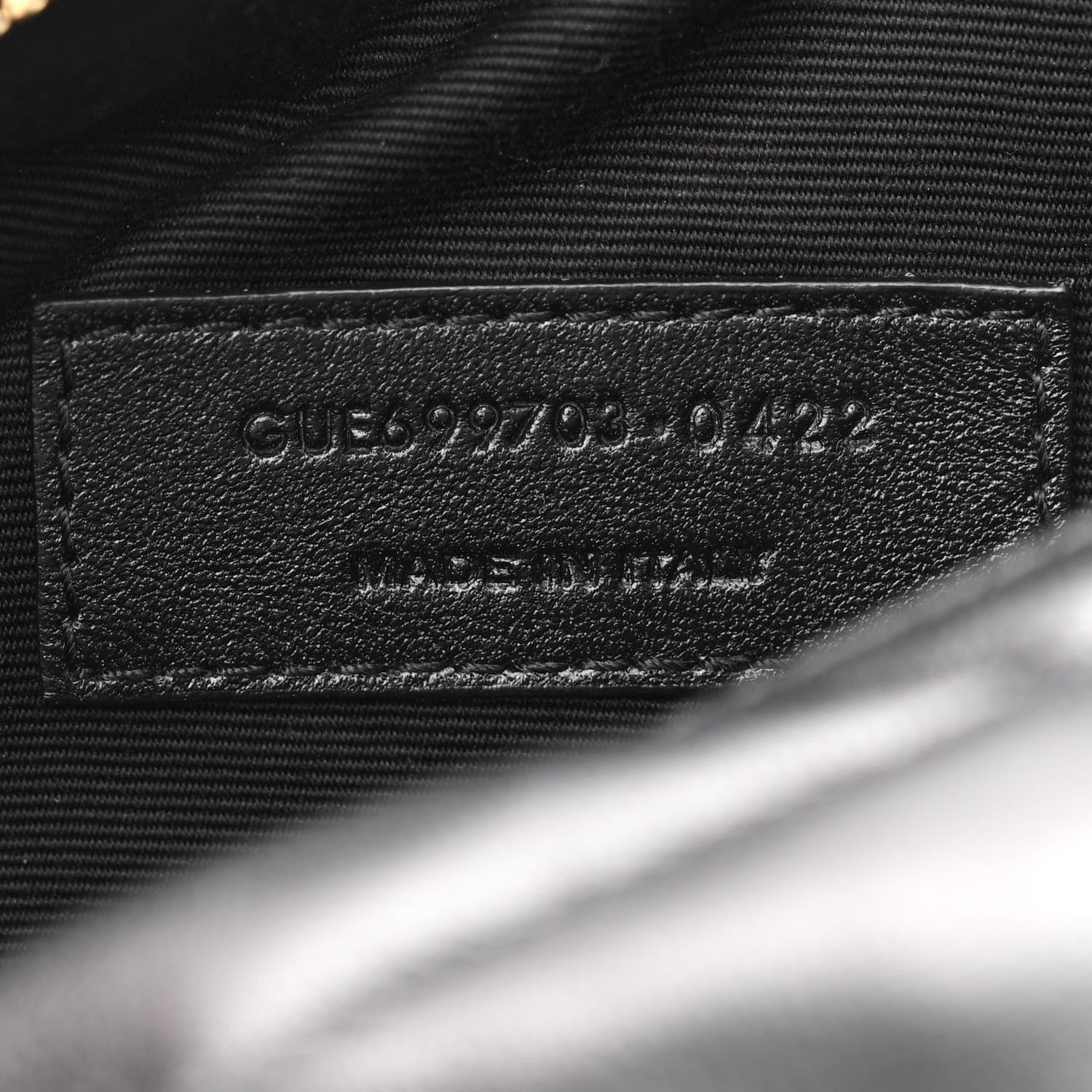 Saint Laurent Lambskin Monogram Mini Sade Tube Bag Black 7 of 10