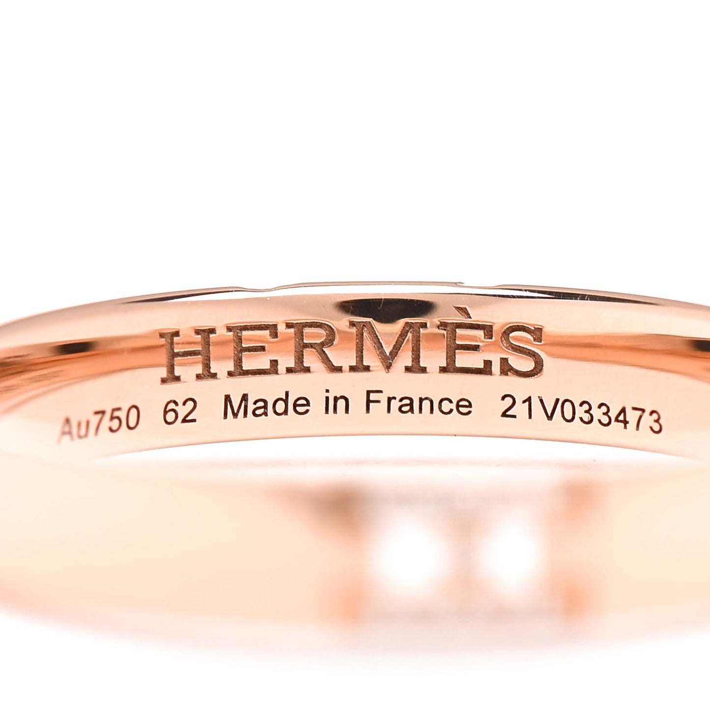 18K Rose Gold Diamond Ever Herakles Wedding Band Ring 62 10