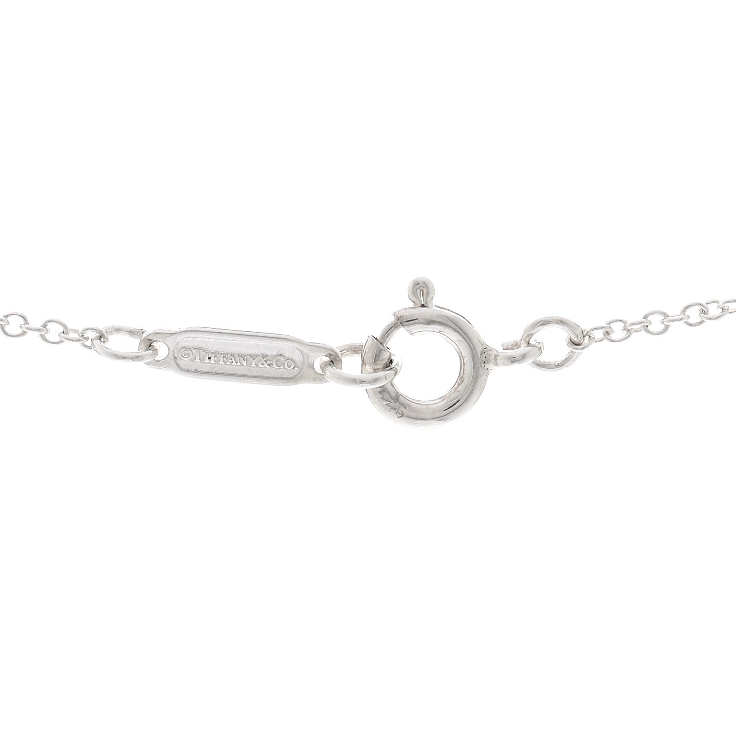 Tiffany Sterling Silver Amethyst Sparklers Pendant Necklace 4 of 4