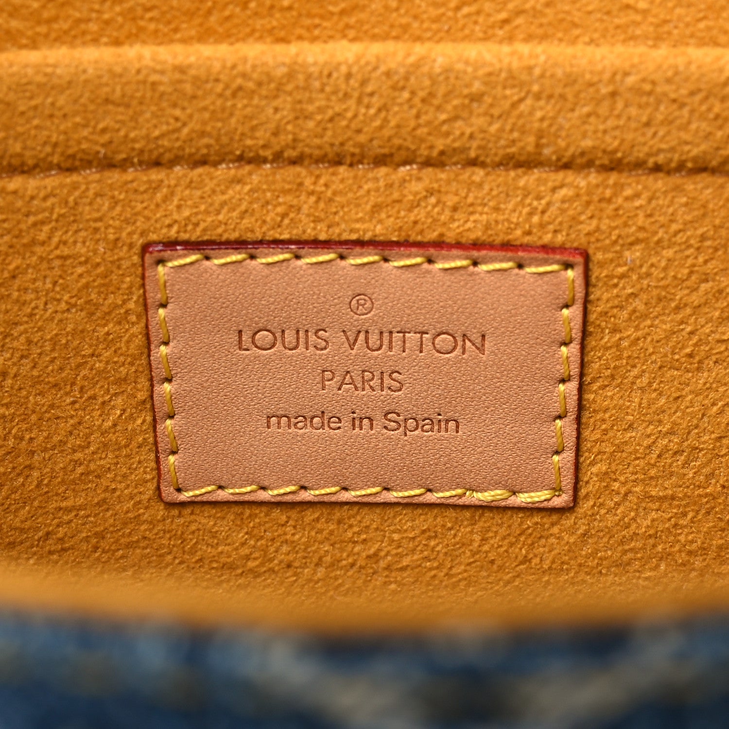 Louis Vuitton Monogram Denim Mini Pleaty Blue 6 of 6