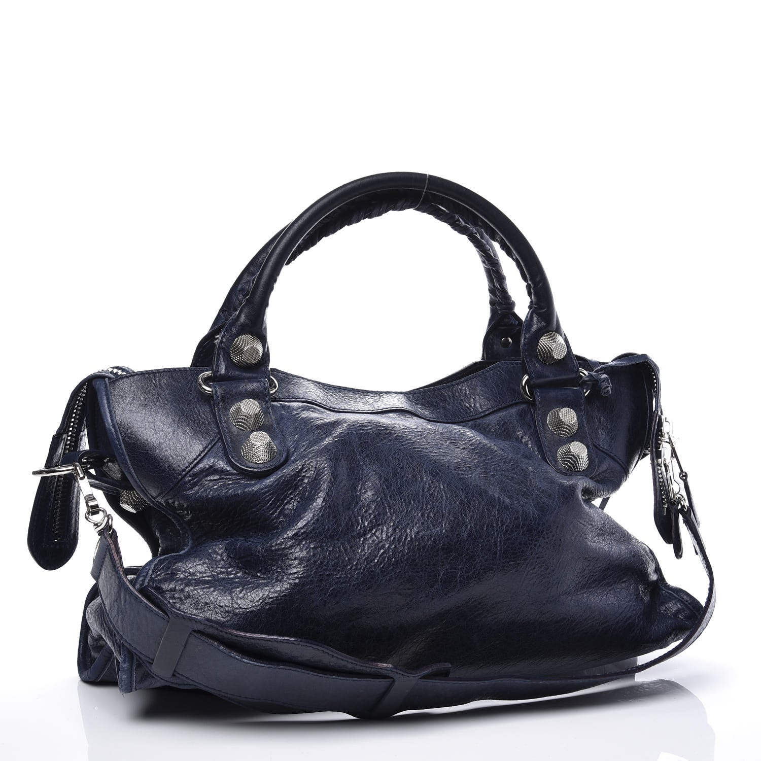 Balenciaga Agneau Giant 21 Silver Hardware City Marine 3 of 10