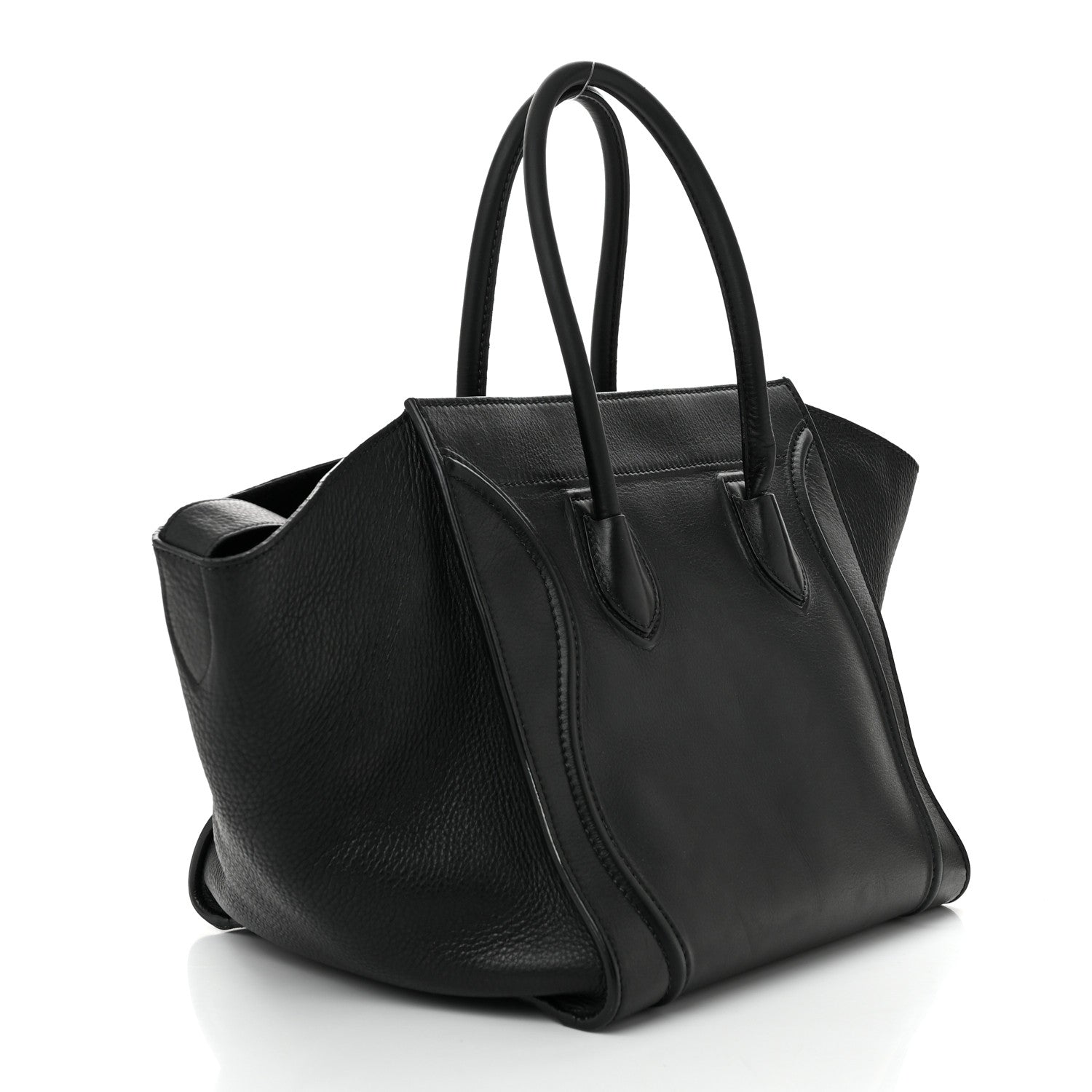 Celine Supple Calfskin Medium Phantom Luggage Black 3 of 14