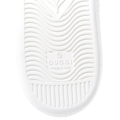 Gucci Calfskin Ayers Web Tiger Removable Patches Mens Ace High Top Sneakers 6.5 White 9 of 10