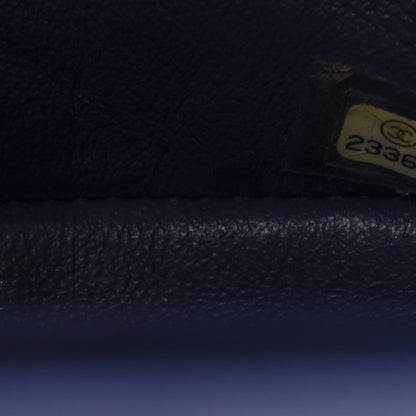 Chanel Lambskin Quilted Medium Double Flap Navy 7 of 10