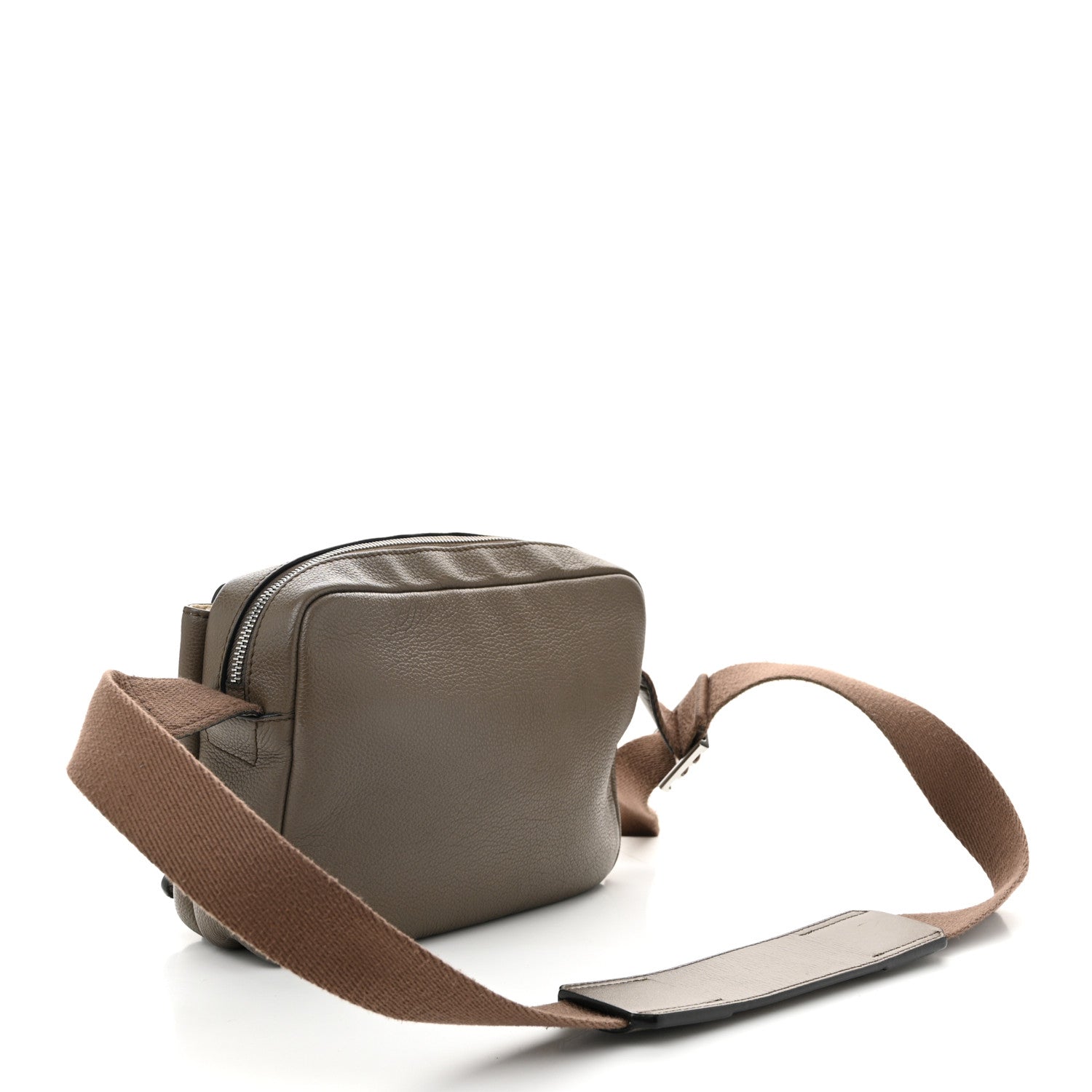 Loewe Soft Grained Calfskin Military Messenger Bag Brown 3 of 12