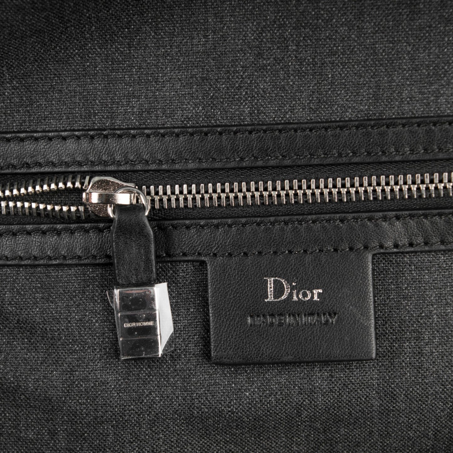 HOMME Calfskin Ribbed Backpack Black