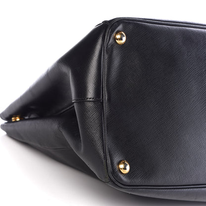 Prada Saffiano Lux Large Tote Black 9 of 15
