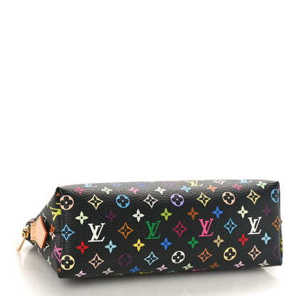 Louis Vuitton Monogram Multicolor Cosmetic Pouch Black Grenade 4 of 8