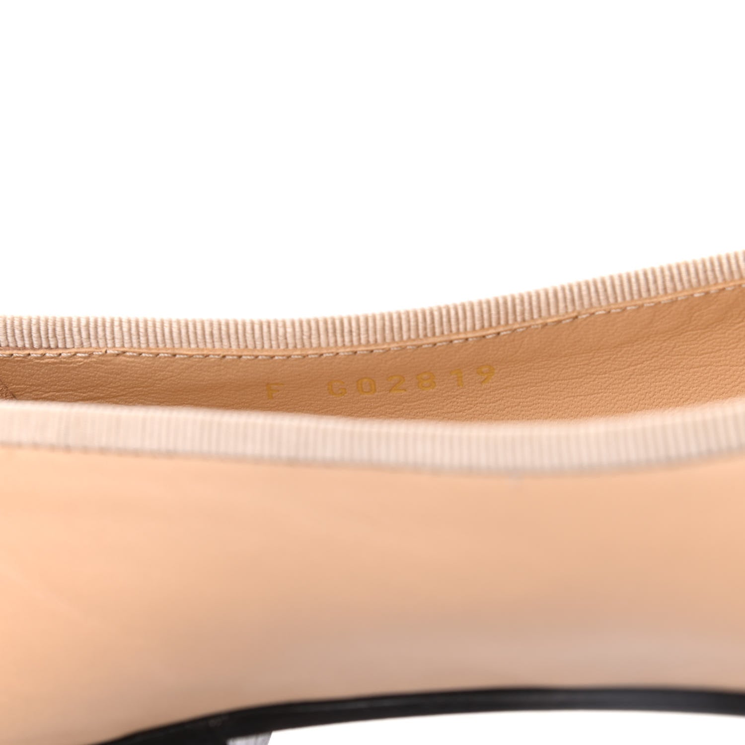 Chanel Lambskin Cap Toe CC Ballerina Flats 38 Beige Black 8 of 19