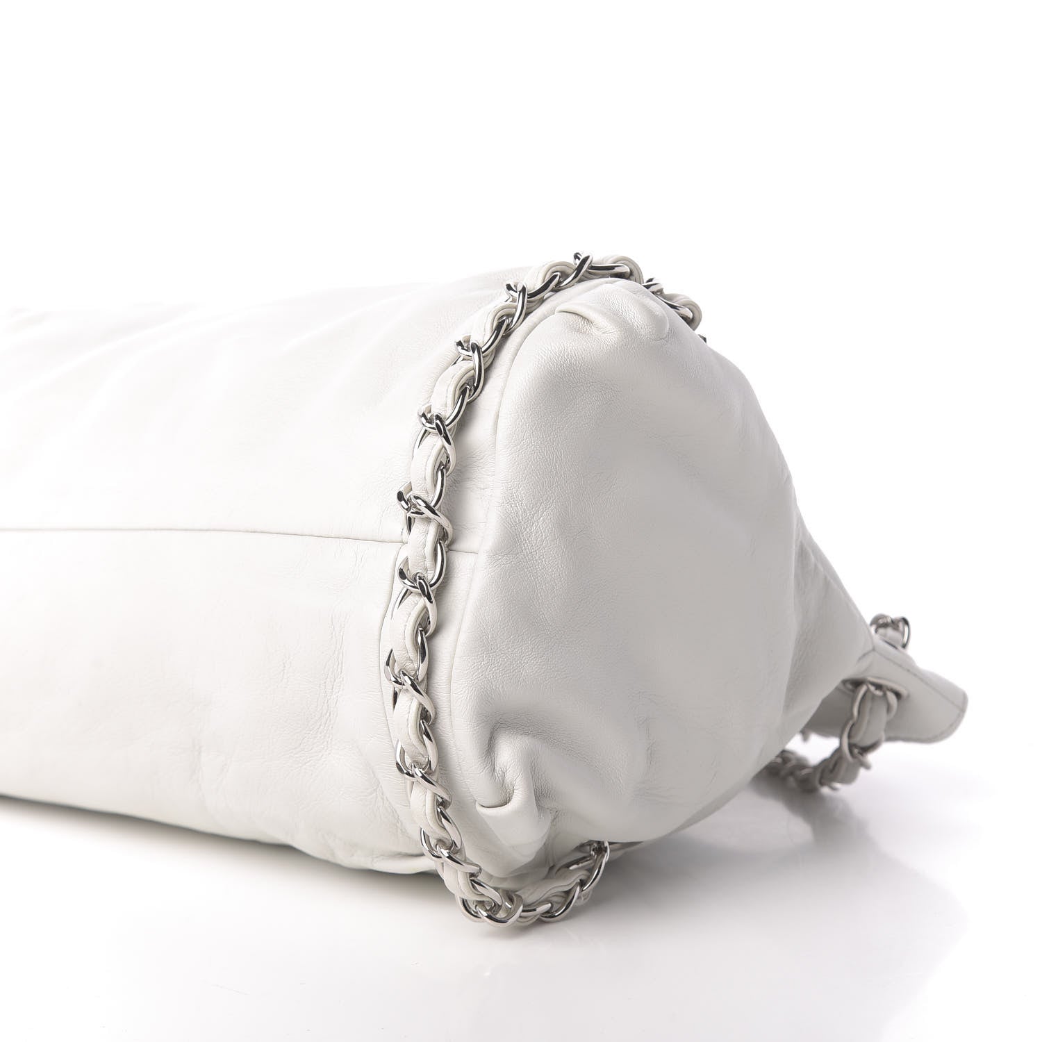 Chanel Lambskin Large Sharpei Bag White 7 of 10