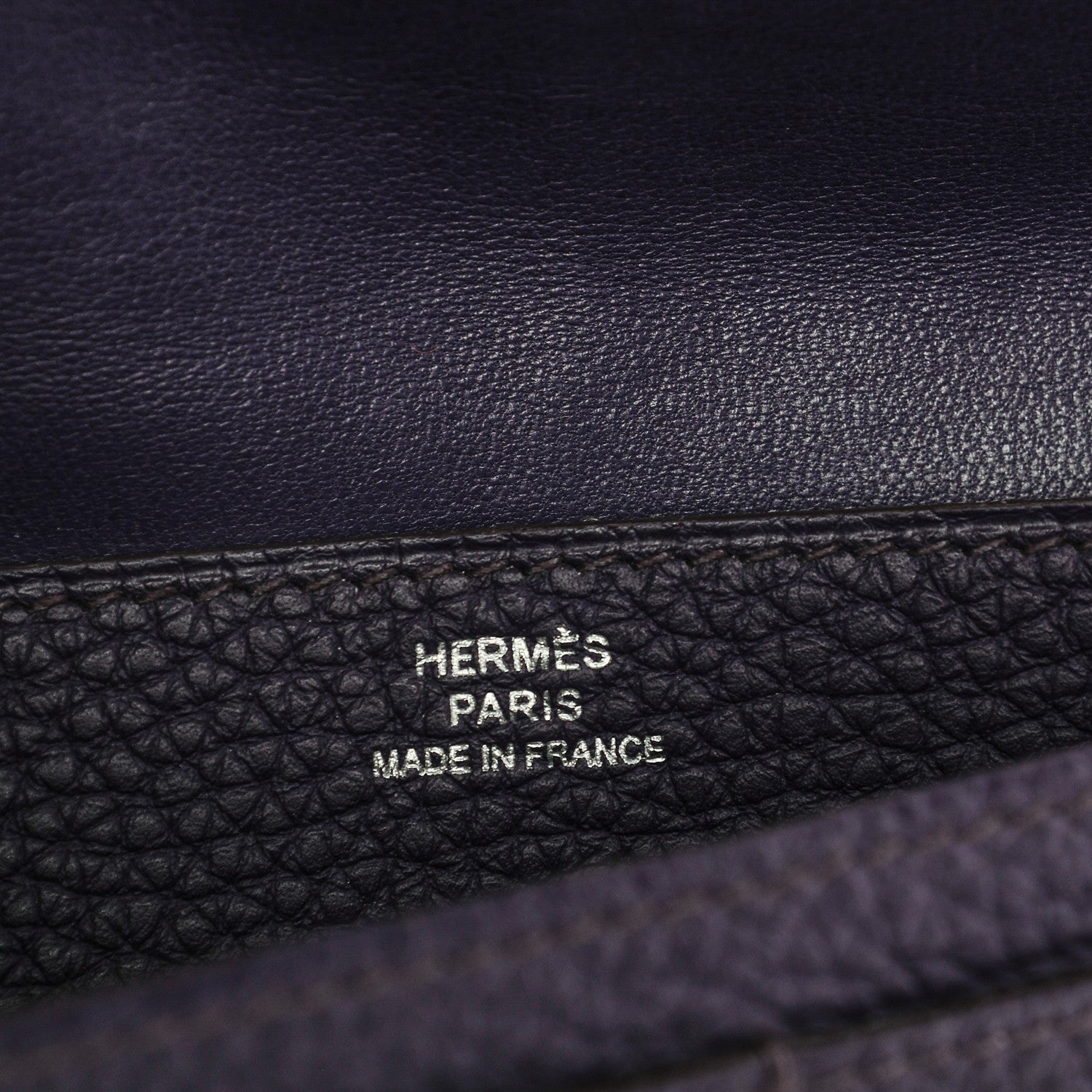 Hermes Togo Dogon Recto Verso Wallet Iris 6 of 7