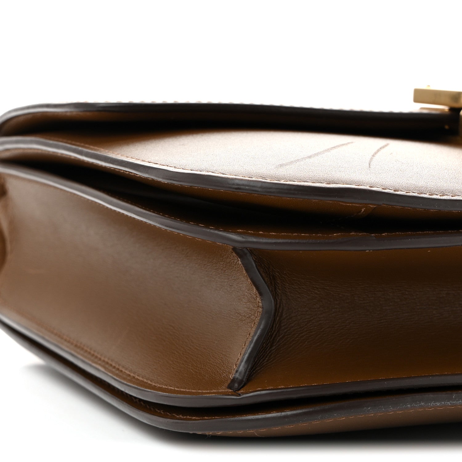 Celine Box Calfskin Medium Classic Box Flap Bag Camel 9 of 11