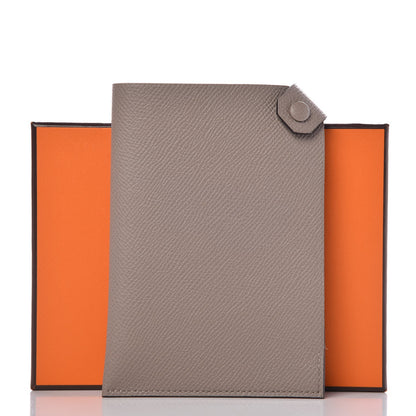 Hermes Epsom Tarmac PM Passport Holder Gris Tarmac 8 of 8