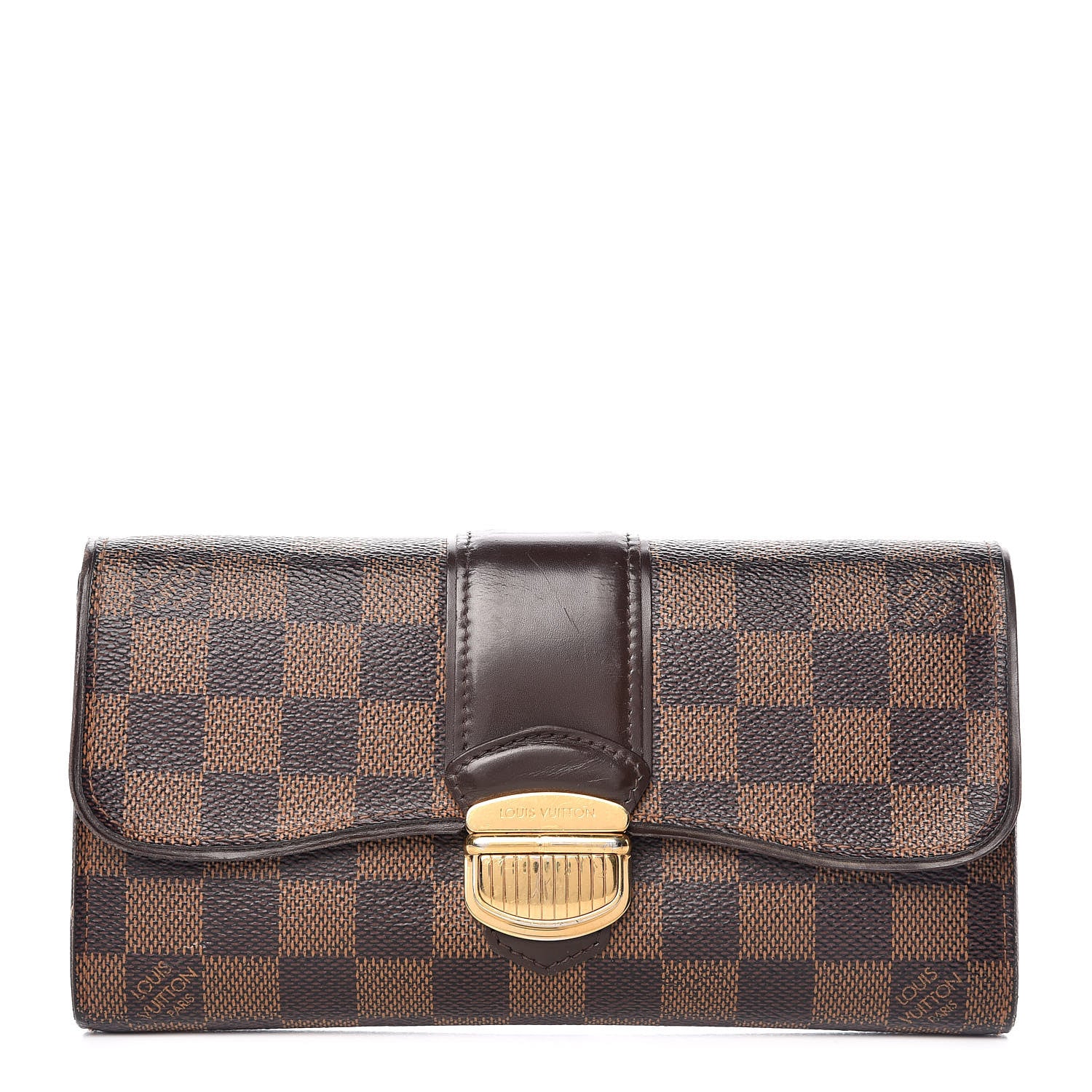 Louis Vuitton Damier Ebene Sistina Wallet 1 of 15