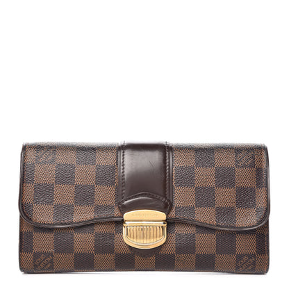 Louis Vuitton Damier Ebene Sistina Wallet 1 of 15