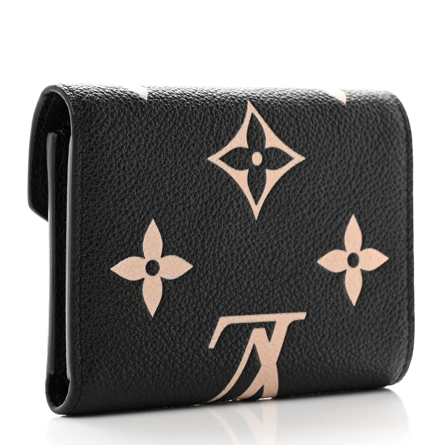 Louis Vuitton Empreinte Monogram Giant Victorine Wallet Black Beige 3 of 7