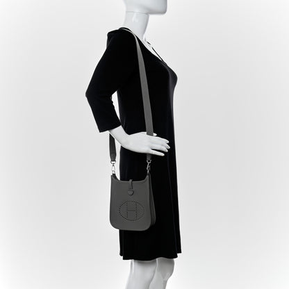 Hermes Taurillon Maurice Evelyne TPM Gris Meyer 2 of 11