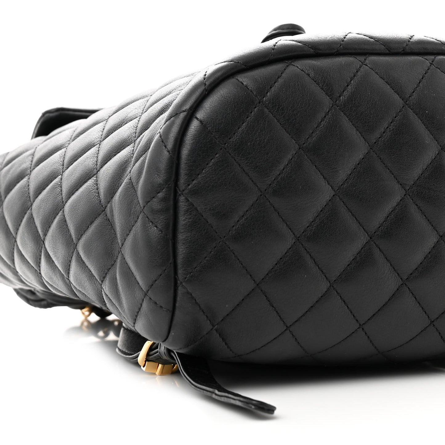 Calfskin Quilted Small Urban Spirit Backpack Black