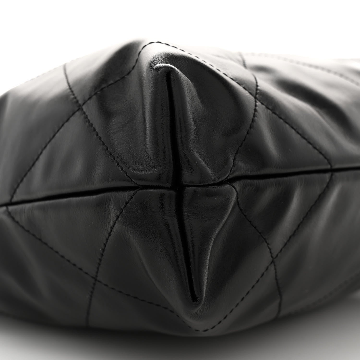 Chanel Shiny Calfskin Quilted Small Chanel 22 Black 10 of 12