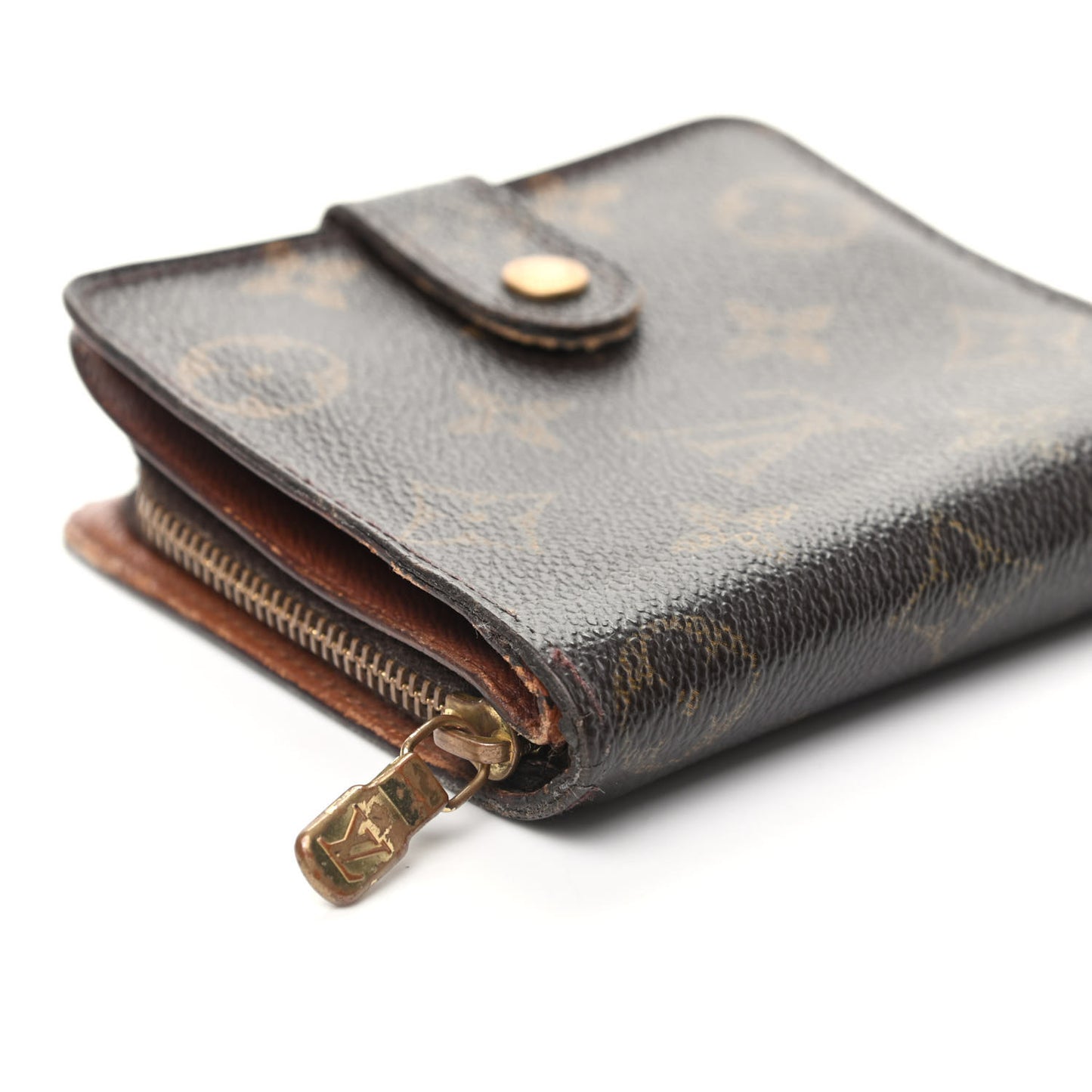Monogram Compact Zippe Zipped Wallet