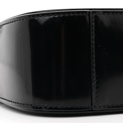 Saint Laurent Patent Monochrome Le 5 A 7 Hobo Black 9 of 10