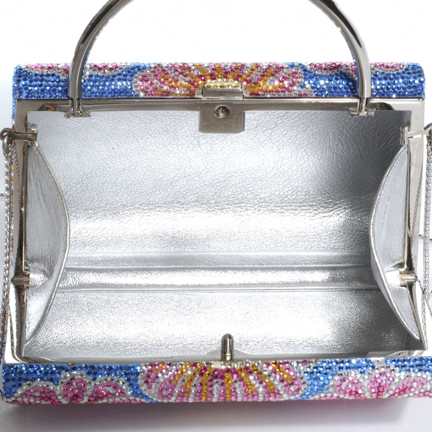 Crystal Floral Evening Clutch Bag