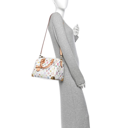 Louis Vuitton LV X TM Monogram Multicolor Speedy Bandouliere 25 White 2 of 10
