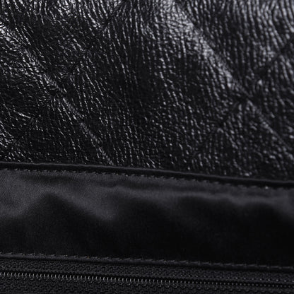 Chanel Glazed Calfskin Large On The Road Tote Black 10 of 22