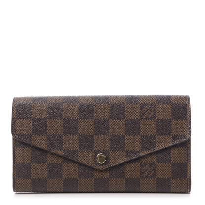 Louis Vuitton Damier Ebene Sarah Wallet NM 1 of 6