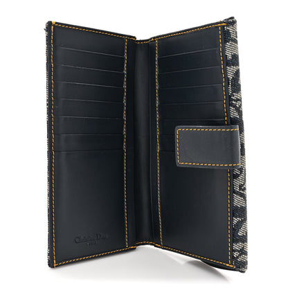 Christian Dior Monogram Saddle Wallet Navy 6 of 14