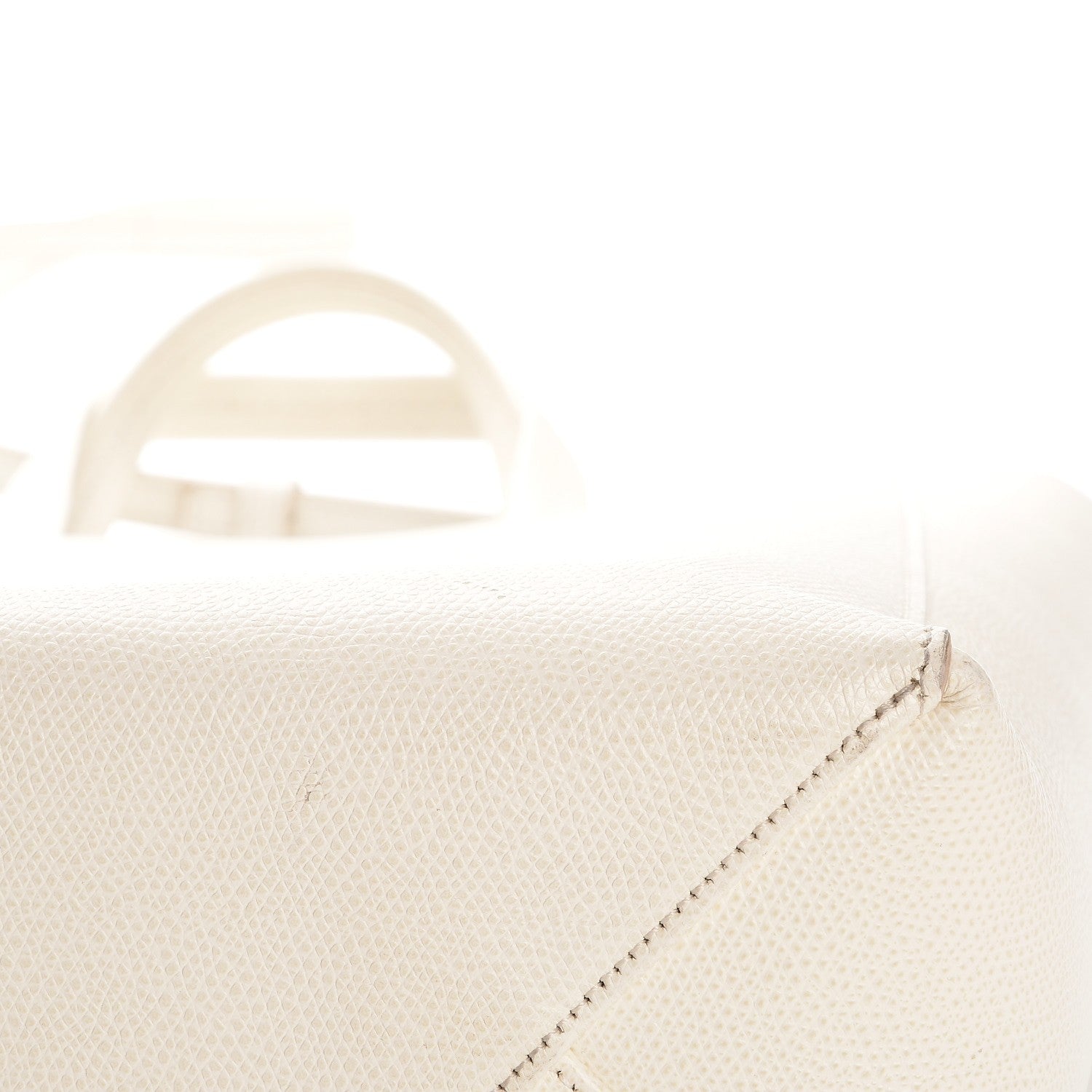 Celine Grained Calfskin Small Vertical Cabas Cream 6 of 10