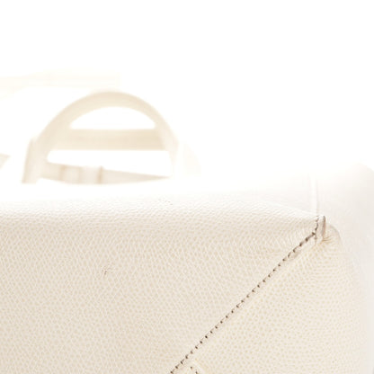 Celine Grained Calfskin Small Vertical Cabas Cream 6 of 10