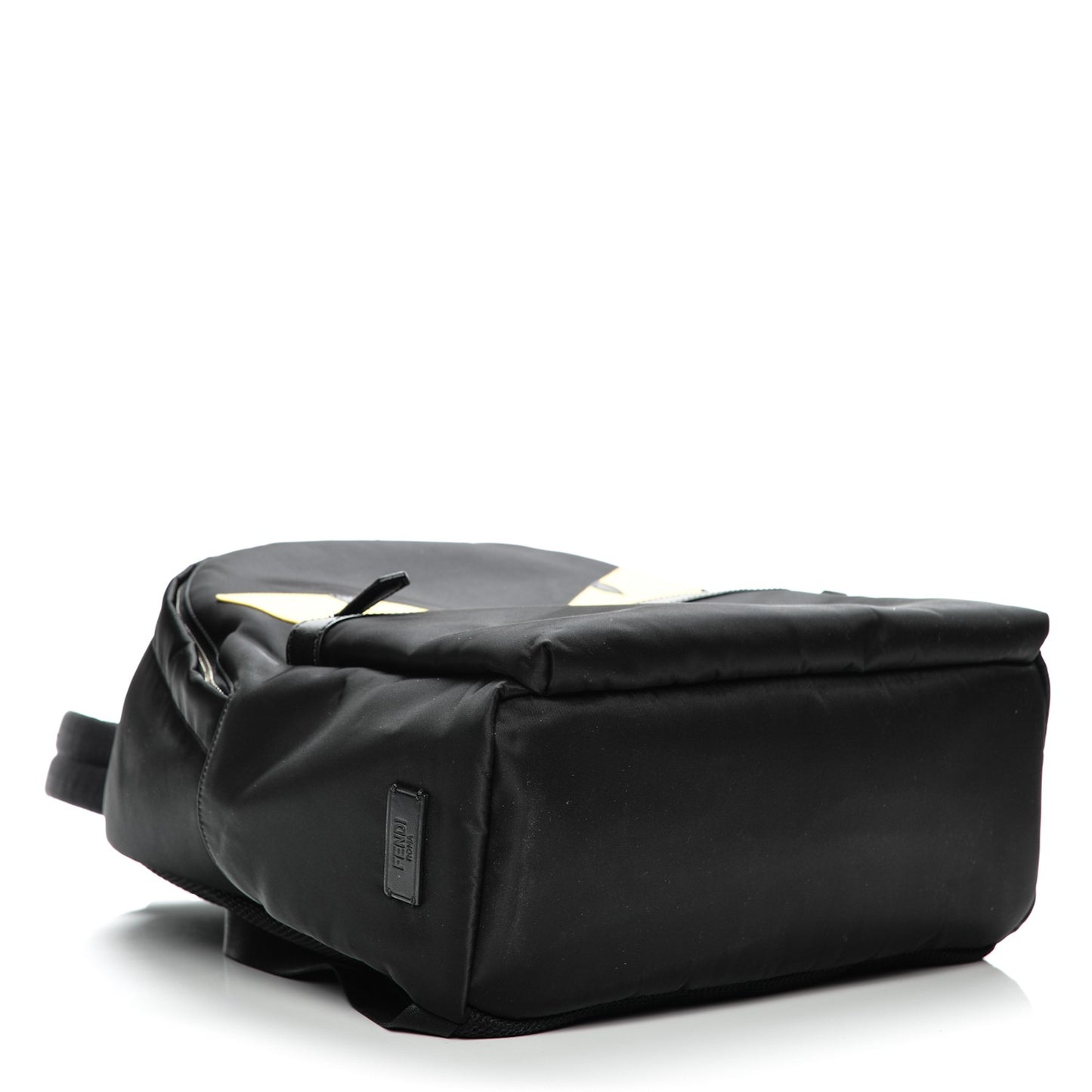 Nylon Vitello Elite Monster Eyes Rounded Backpack Black Yellow