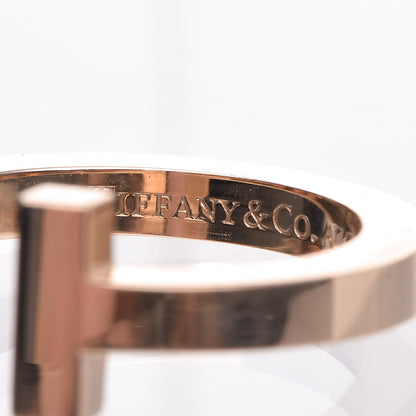 Tiffany 18K Rose Gold T Square Ring 49 5 5 of 7