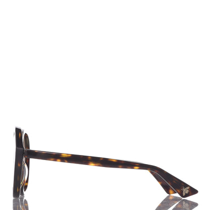 Gucci Acetate Round Sunglasses GG 0023S Tortoise 2 of 8