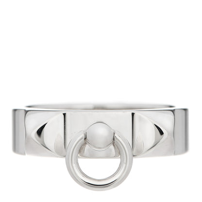Hermes Sterling Silver PM Collier De Chien Ring 50 5.25 1 of 5