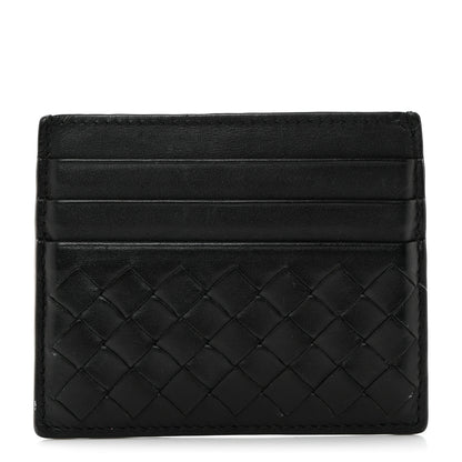 Bottega Veneta Nappa Intrecciato Card Holder Black 1 of 8