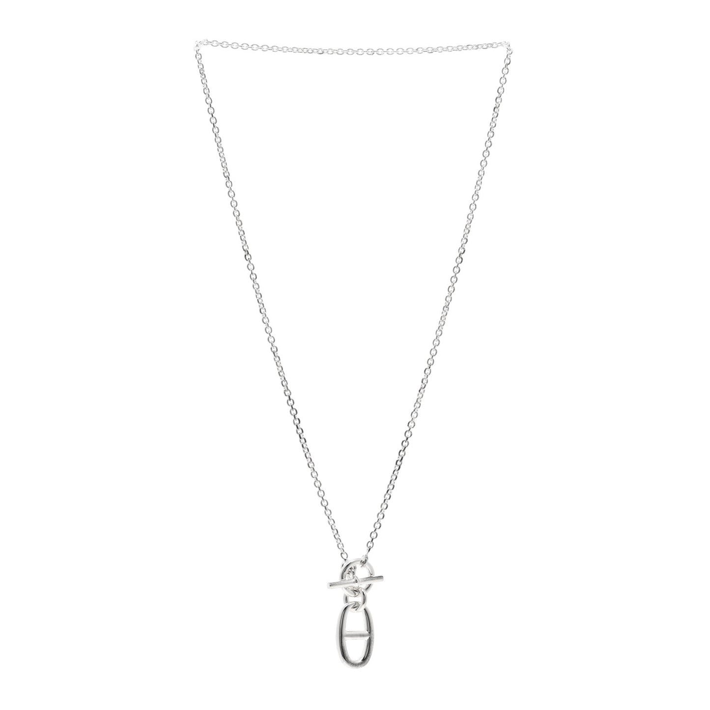 Sterling Silver Amulette Chaine d'Ancre Necklace