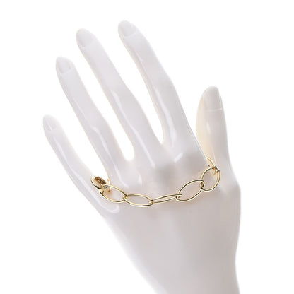 Tiffany 18K Yellow Gold Oval Link Bracelet 2 of 6
