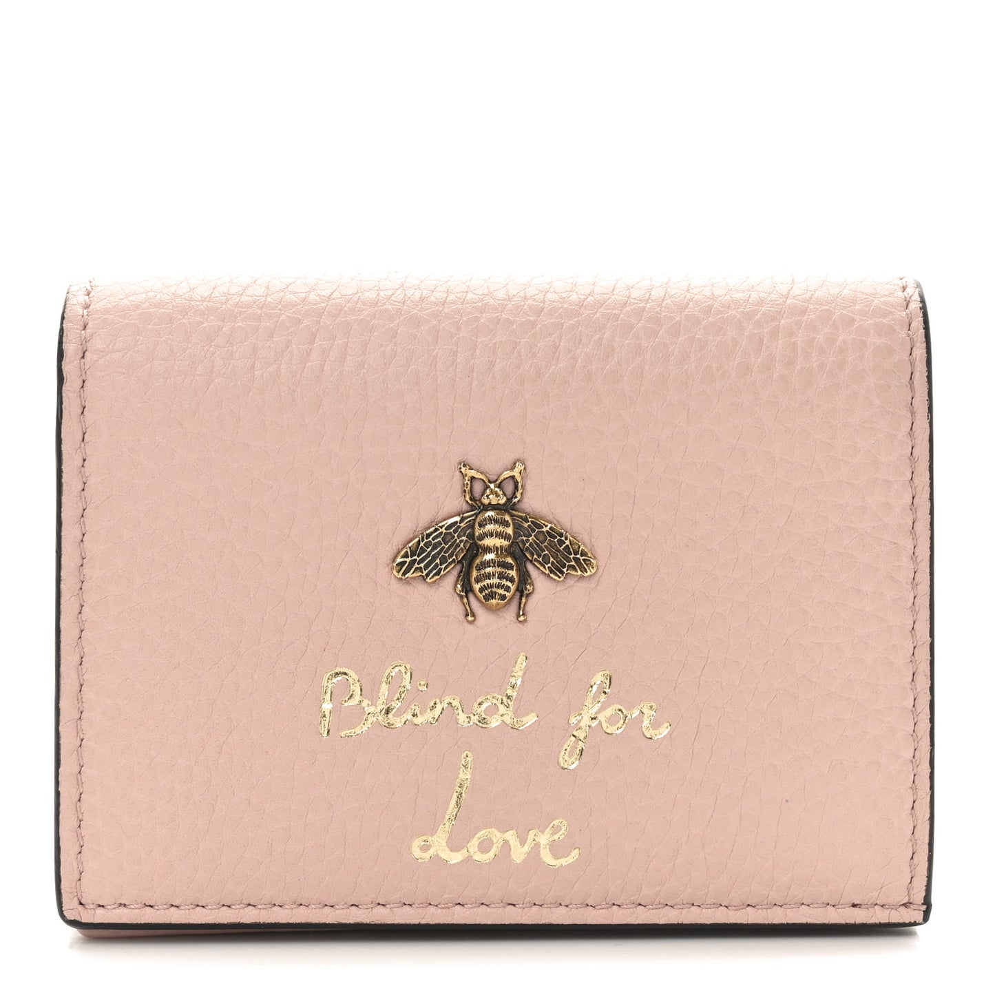 Cellarius Calfskin Blind for Love Animalier Card Case Perfect Pink