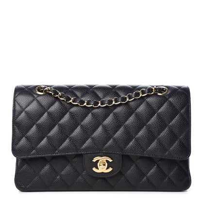 Chanel Caviar Quilted Medium Double Flap Black 1 of 22